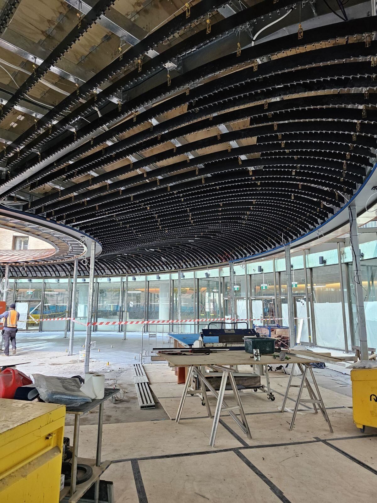 Completed canopy installation