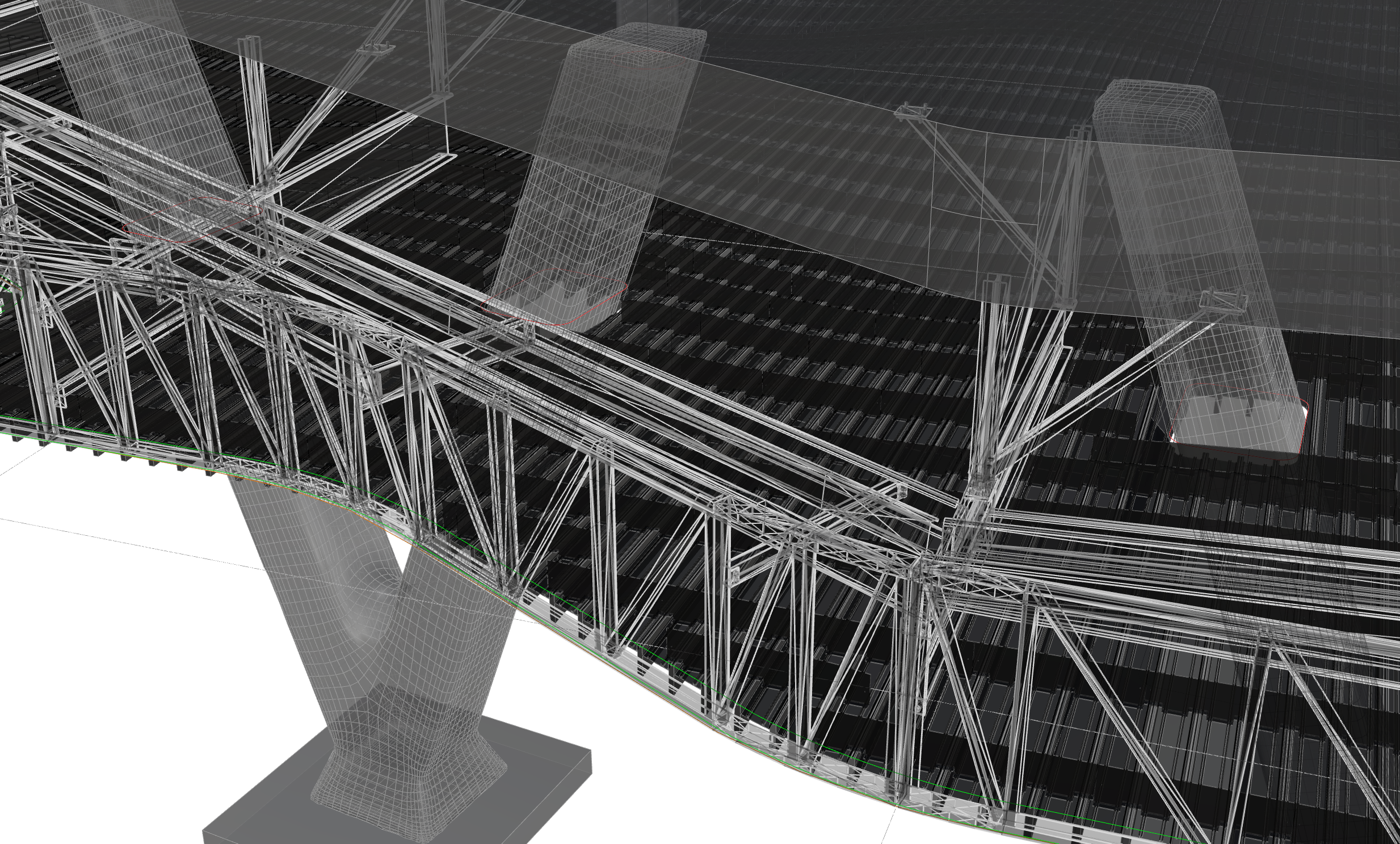 CNC support drawing - compound-angle annotation