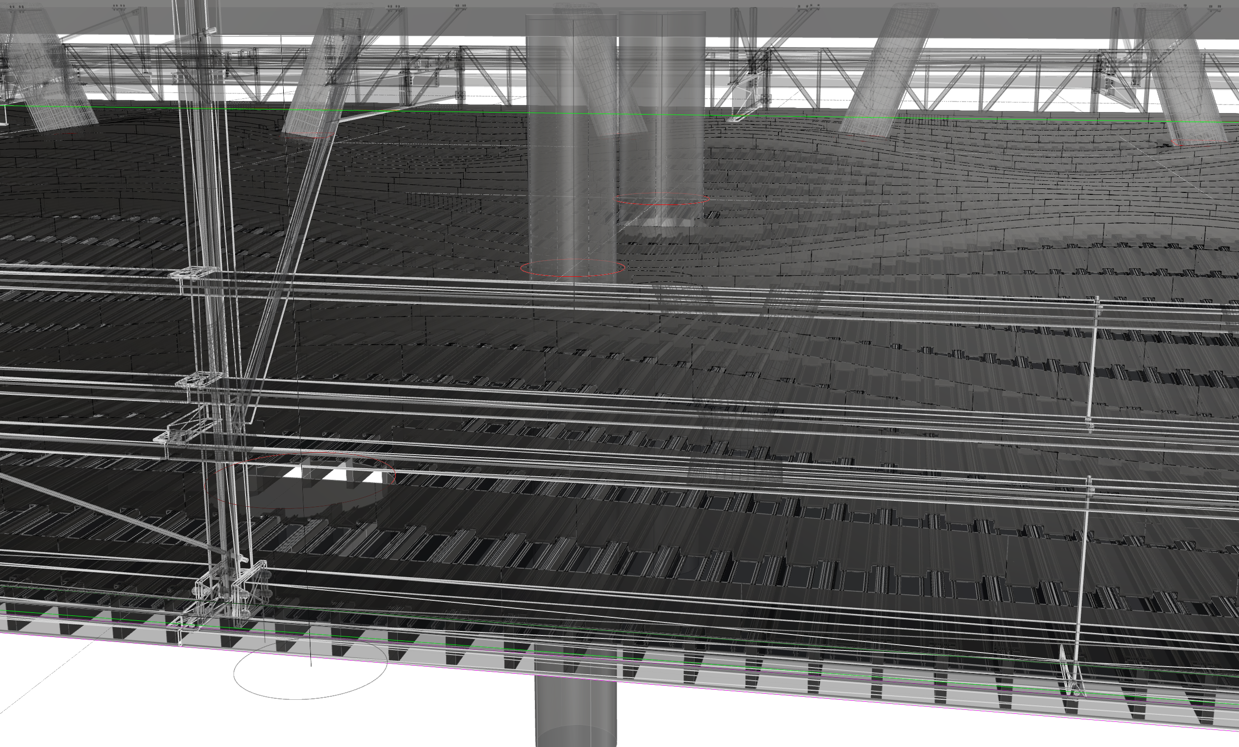 Parametric model - fabrication QA view