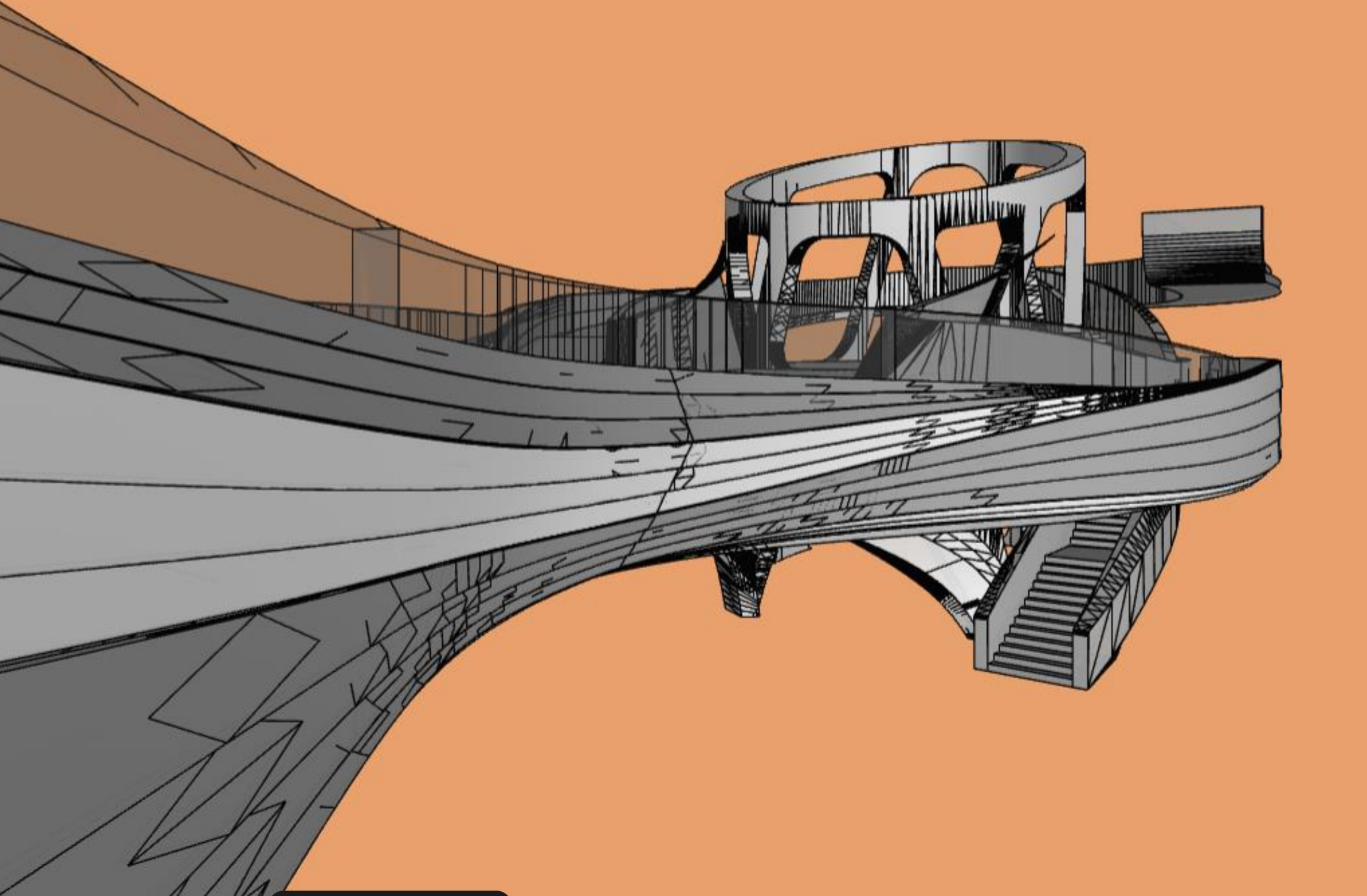Grasshopper - bridge zone geometry