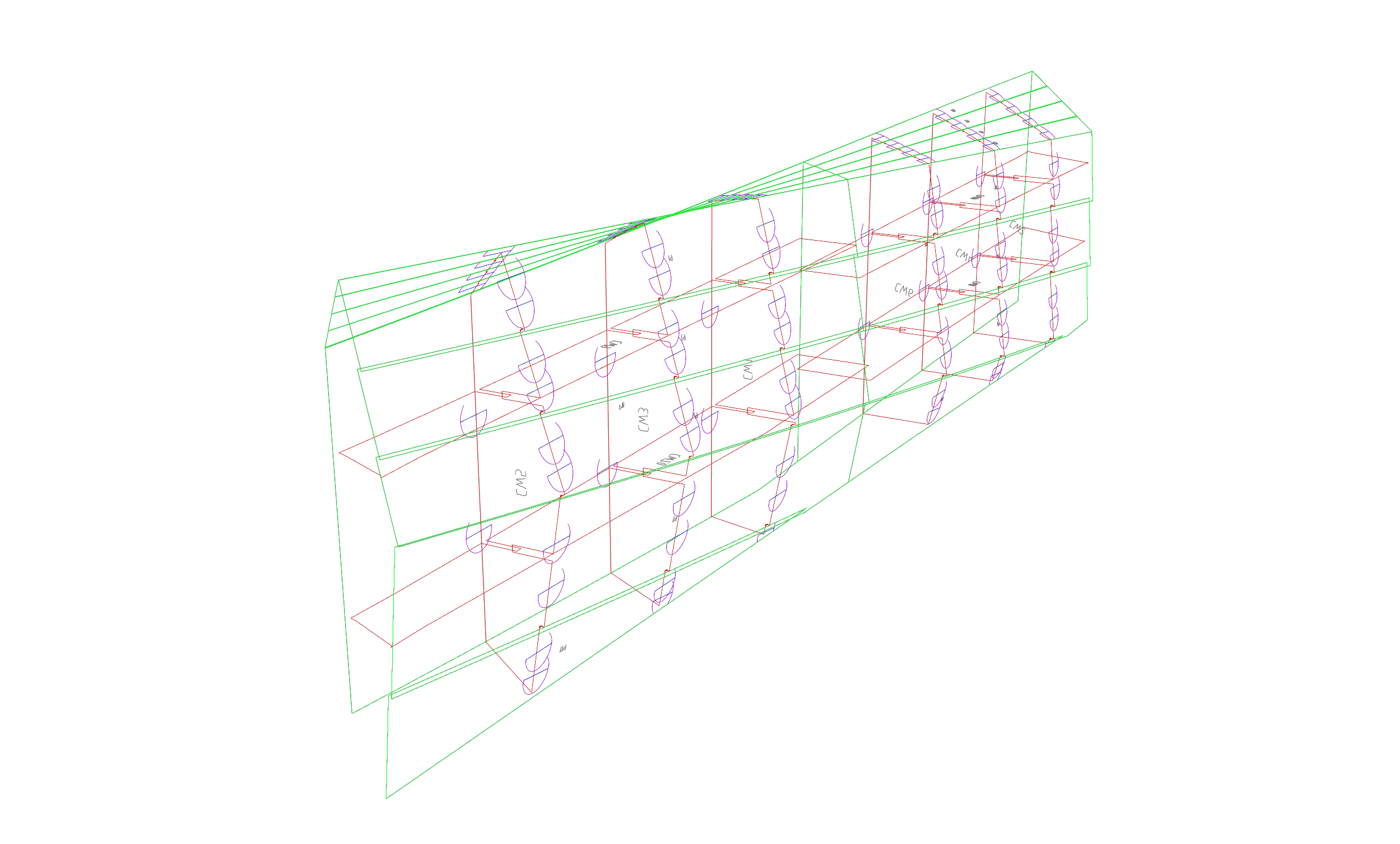 Wireframe fabrication model