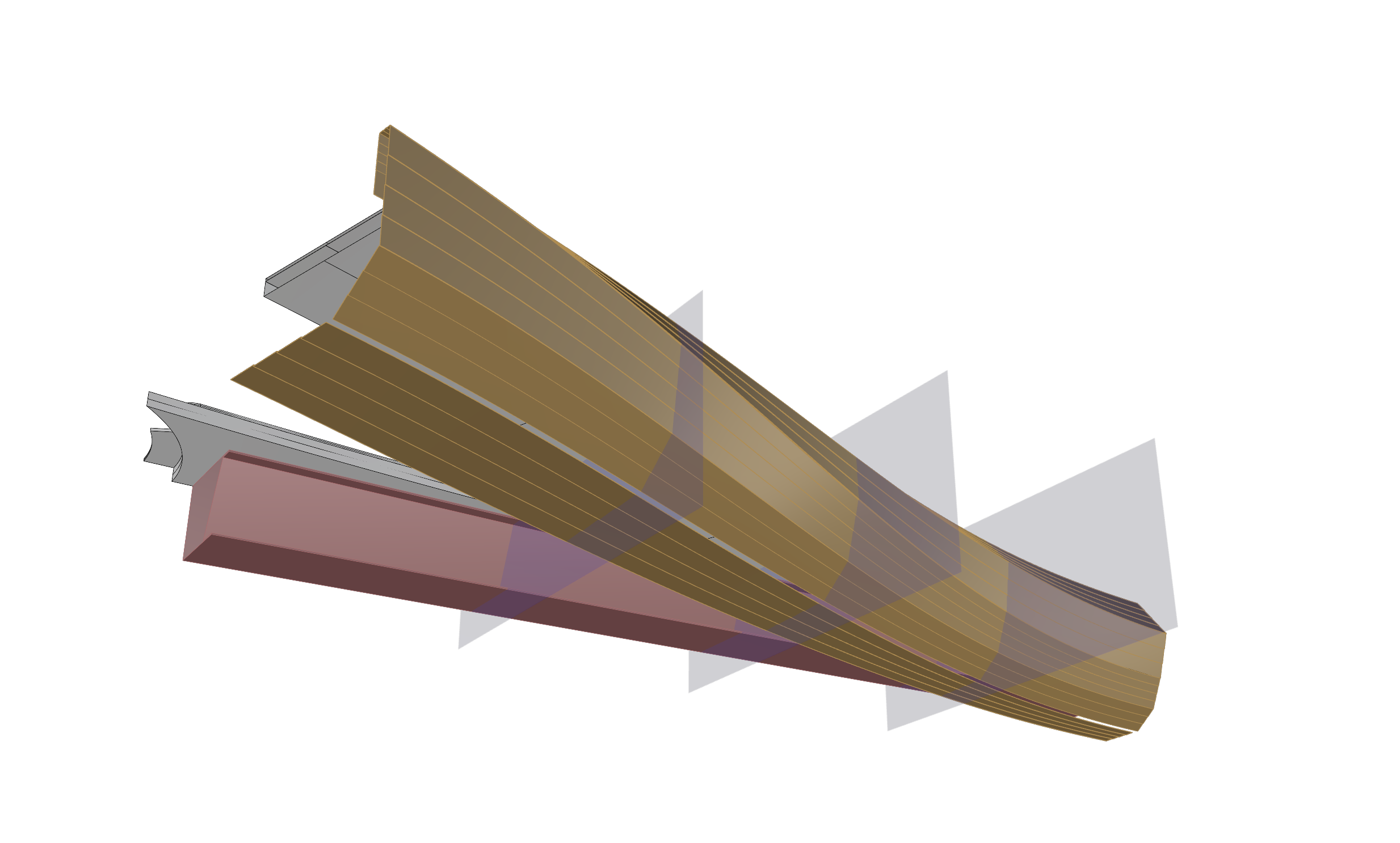 CNC inner carcass layout