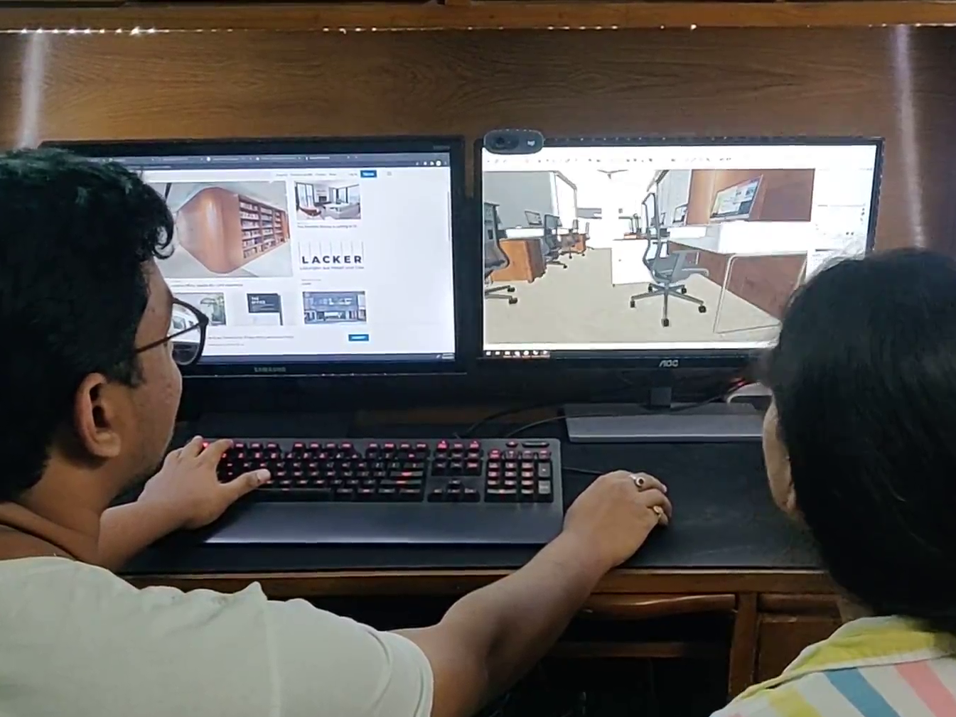Unity3D AR - 1:1 site-anchored interior preview