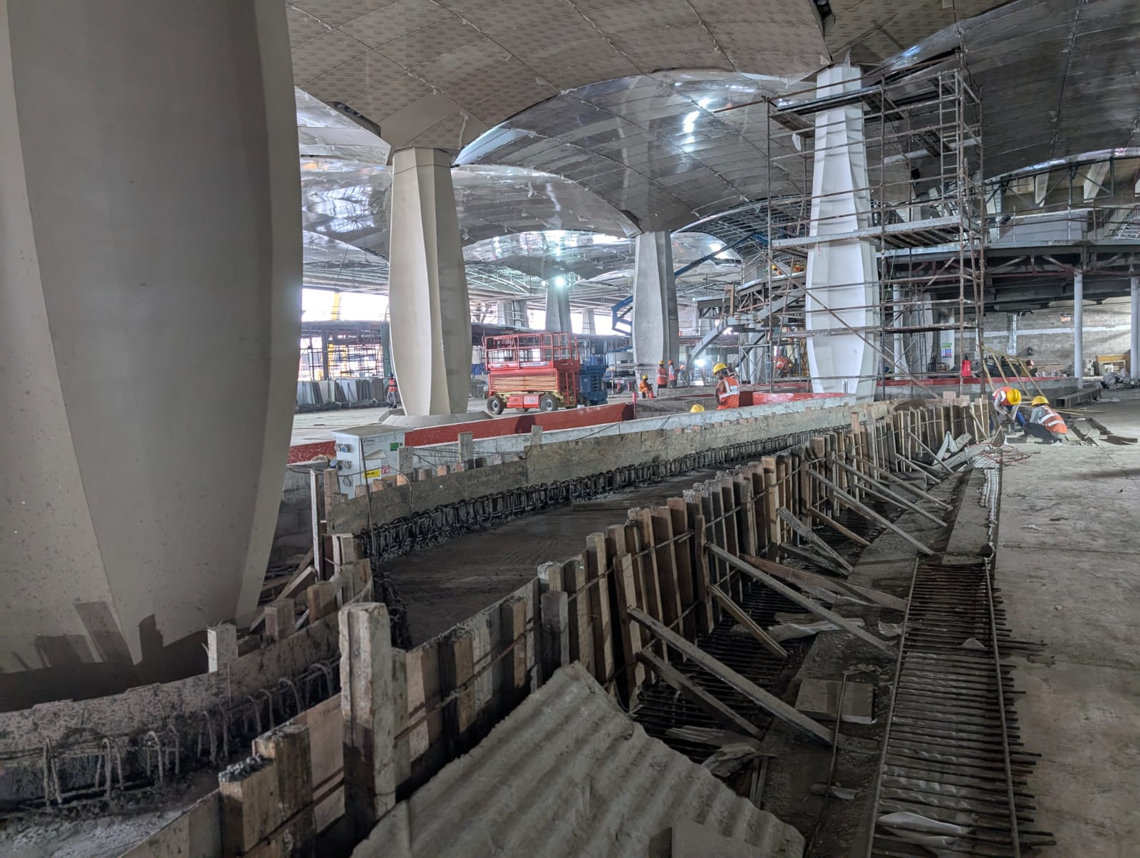 On-site progress - NMIA Terminal 1