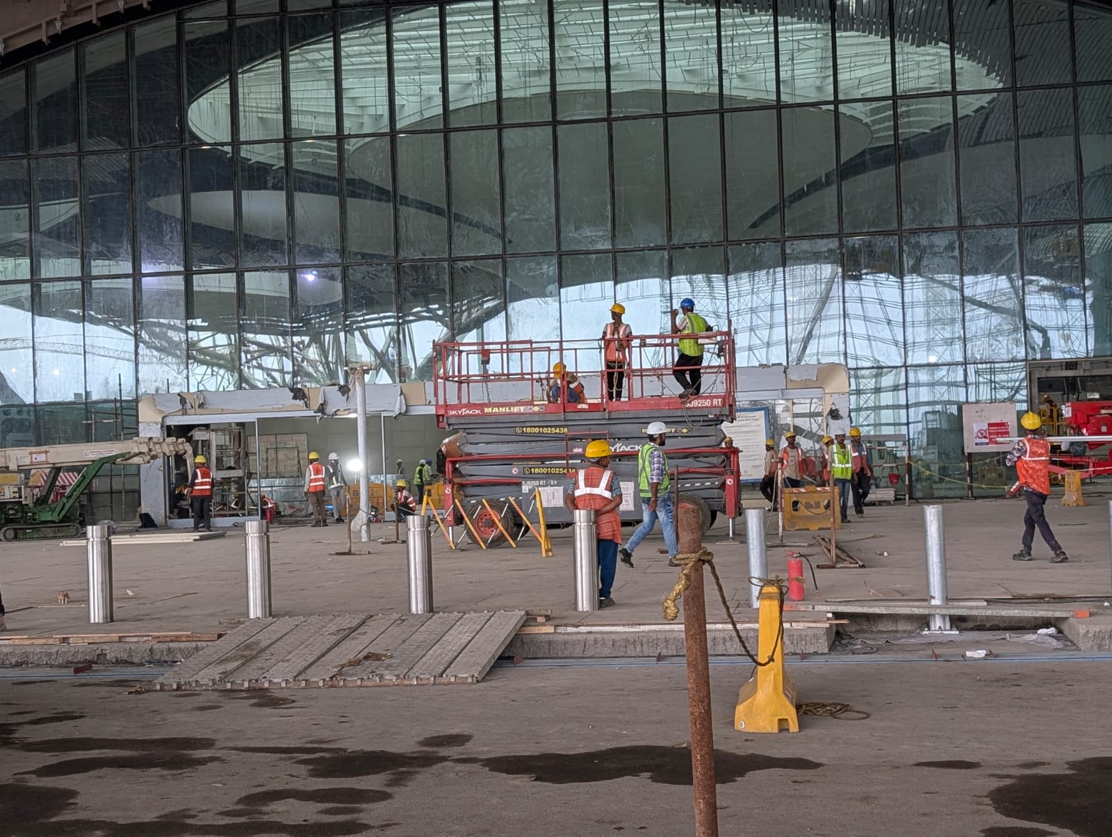On-site progress - NMIA Terminal 1