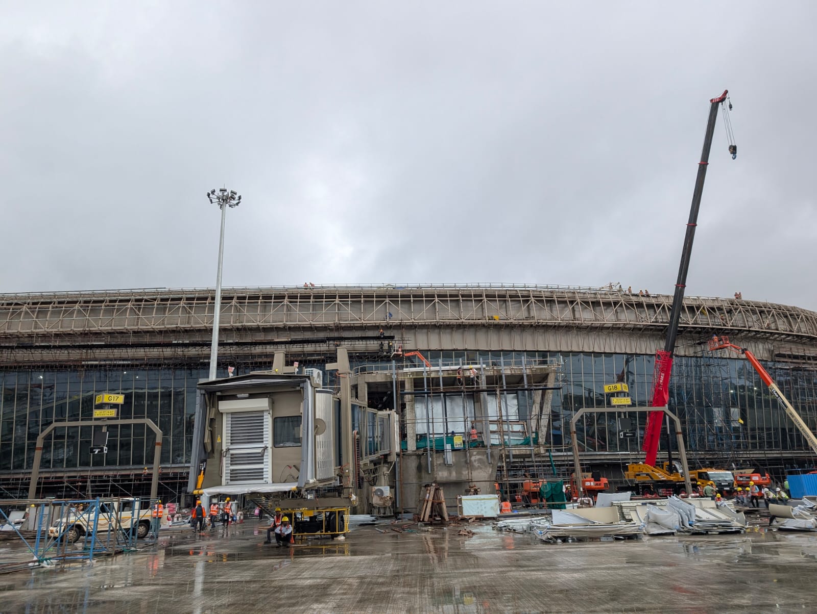 On-site progress - NMIA Terminal 1