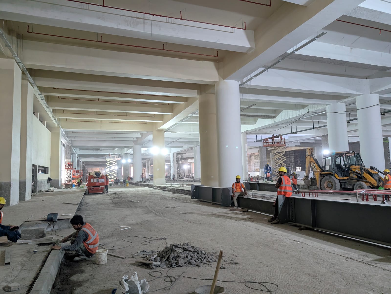 On-site progress - NMIA Terminal 1