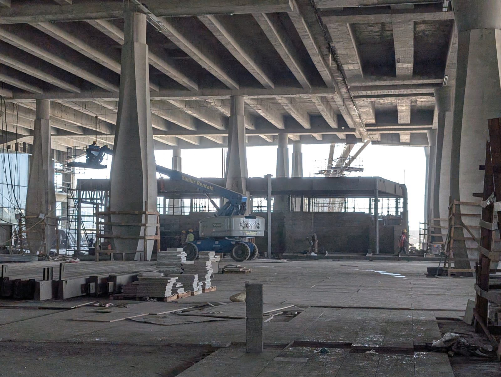 On-site progress - NMIA Terminal 1