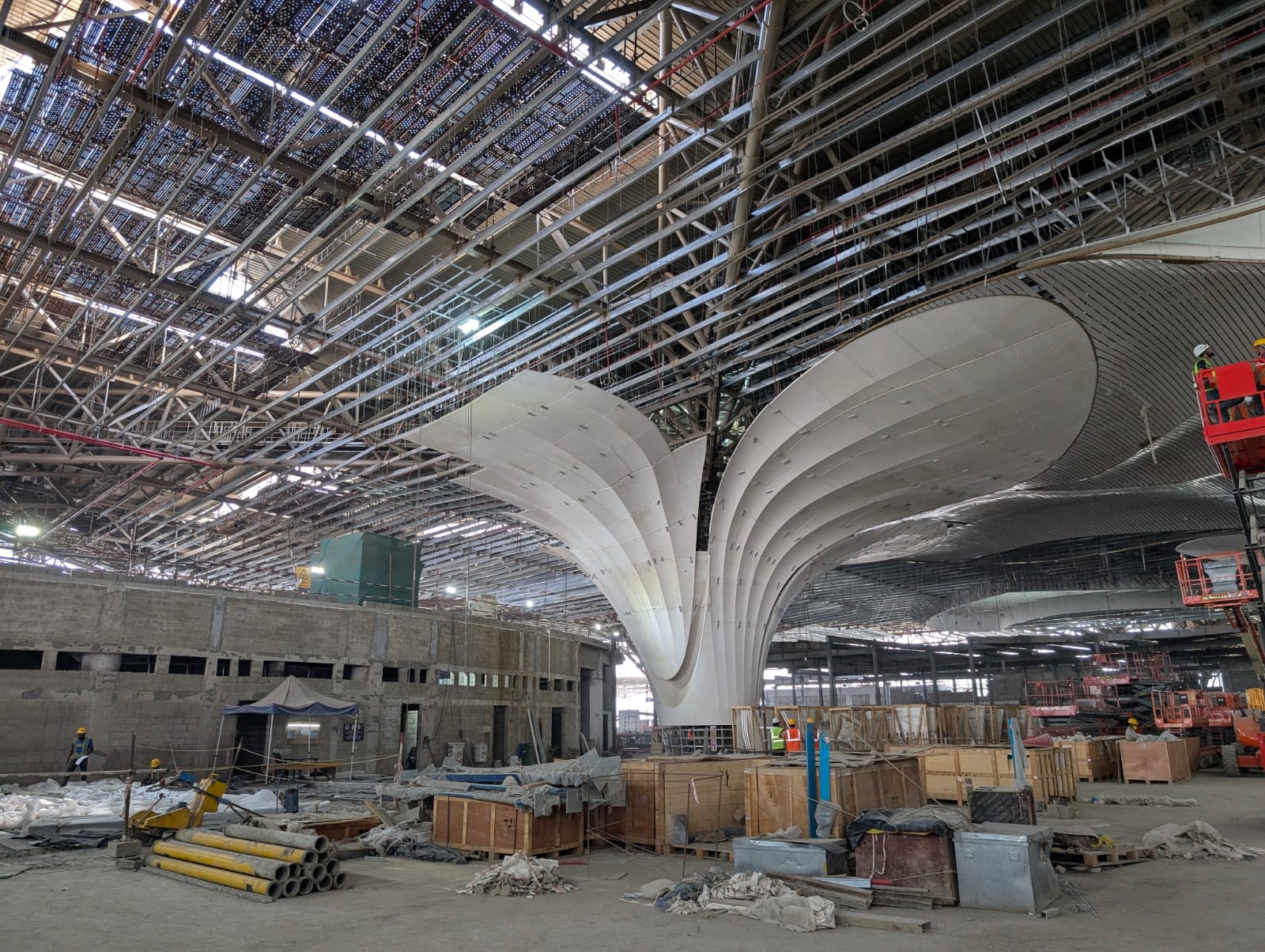 On-site progress - NMIA Terminal 1