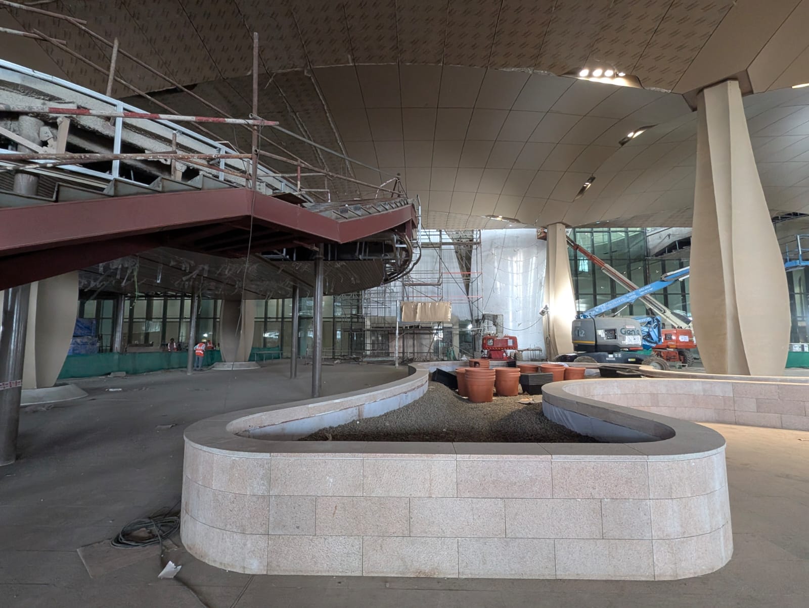 On-site progress - NMIA Terminal 1
