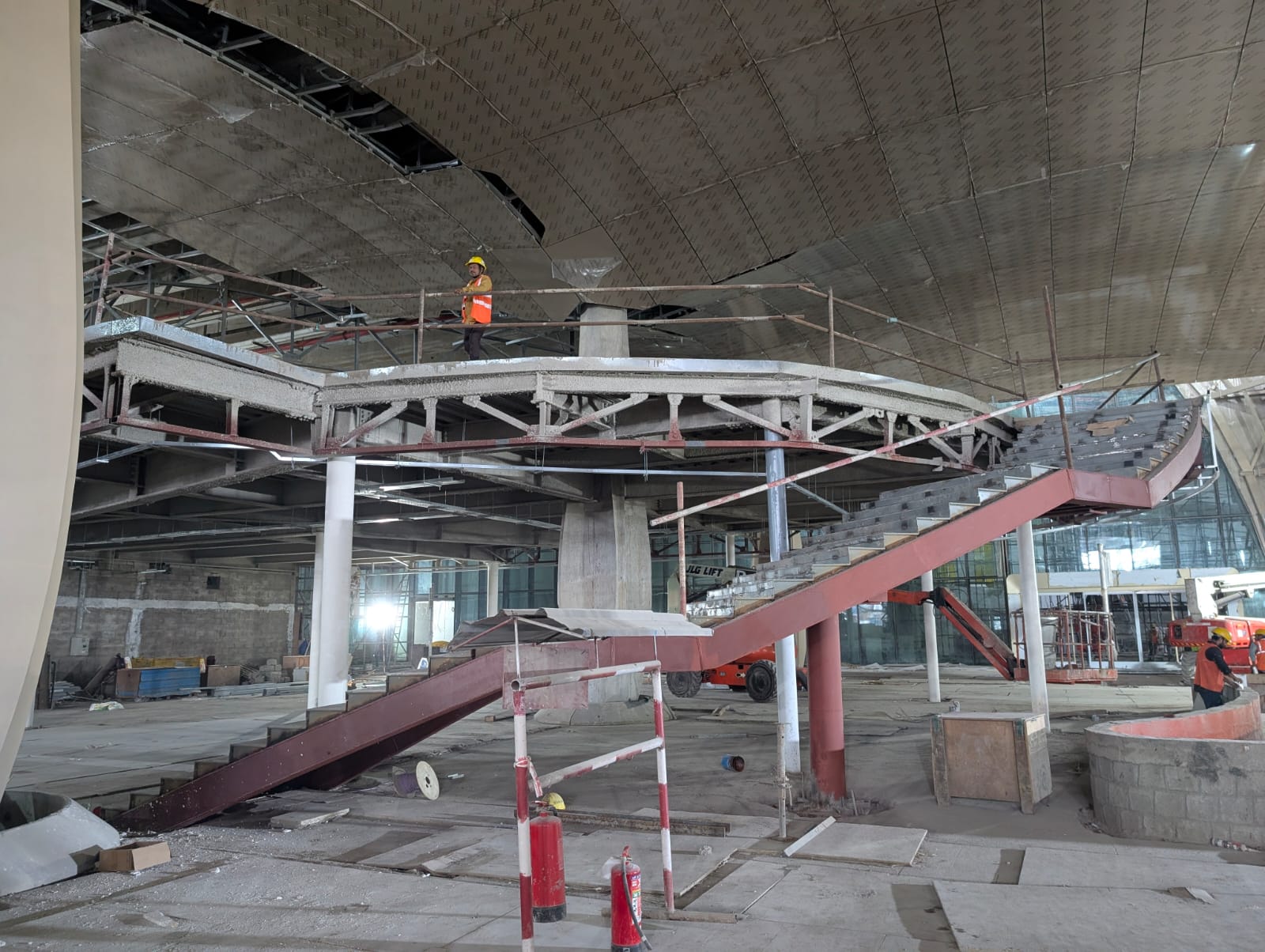 On-site progress - NMIA Terminal 1