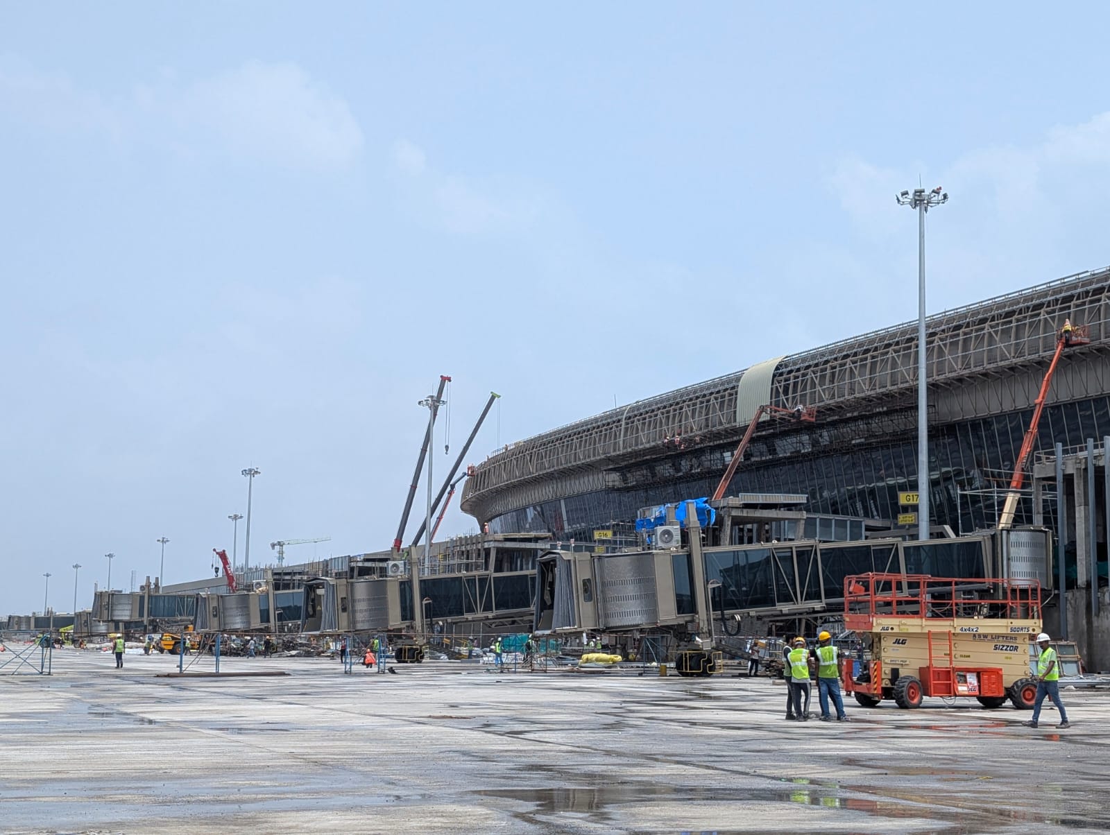 On-site progress - NMIA Terminal 1