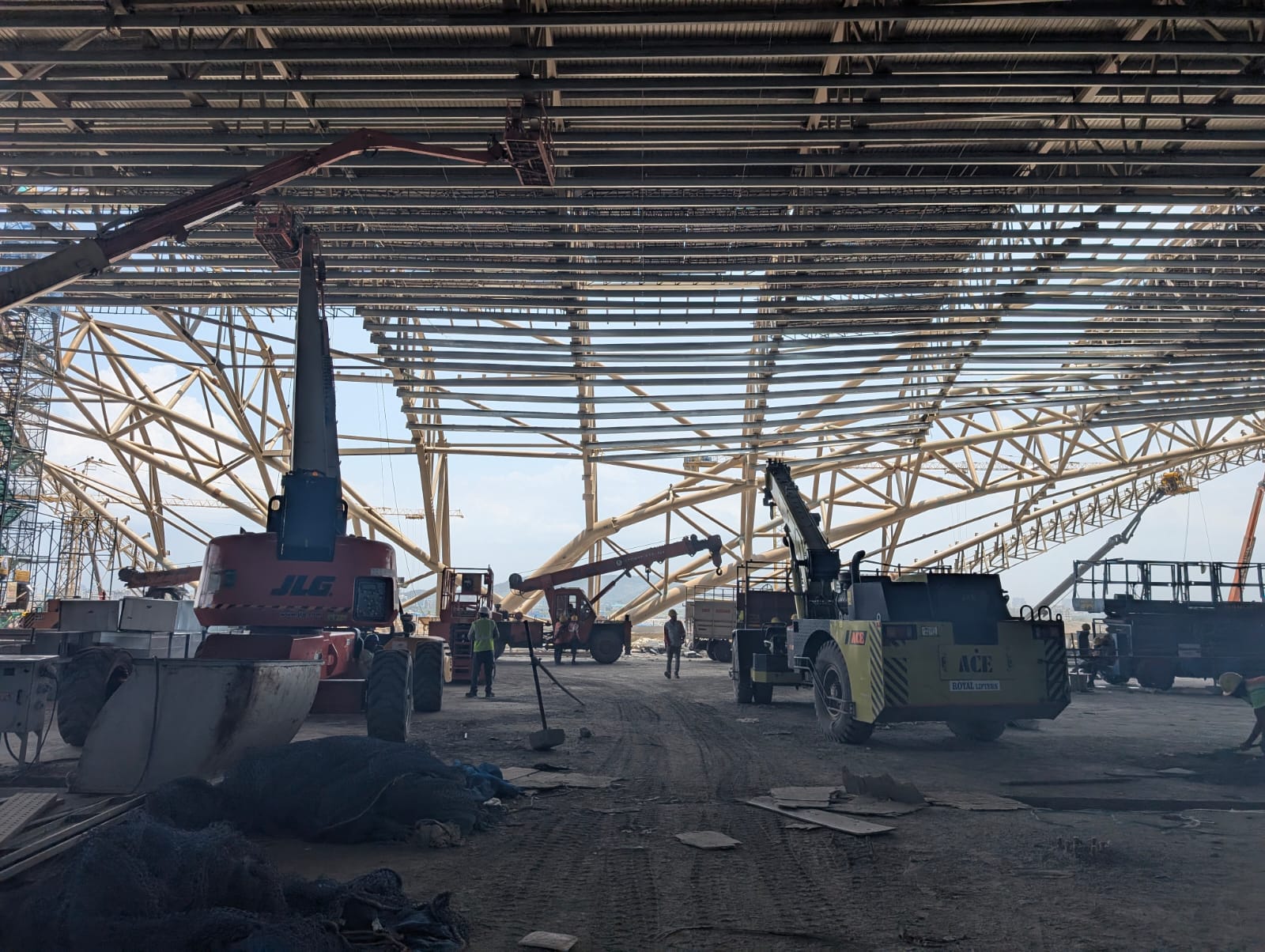 On-site progress - NMIA Terminal 1