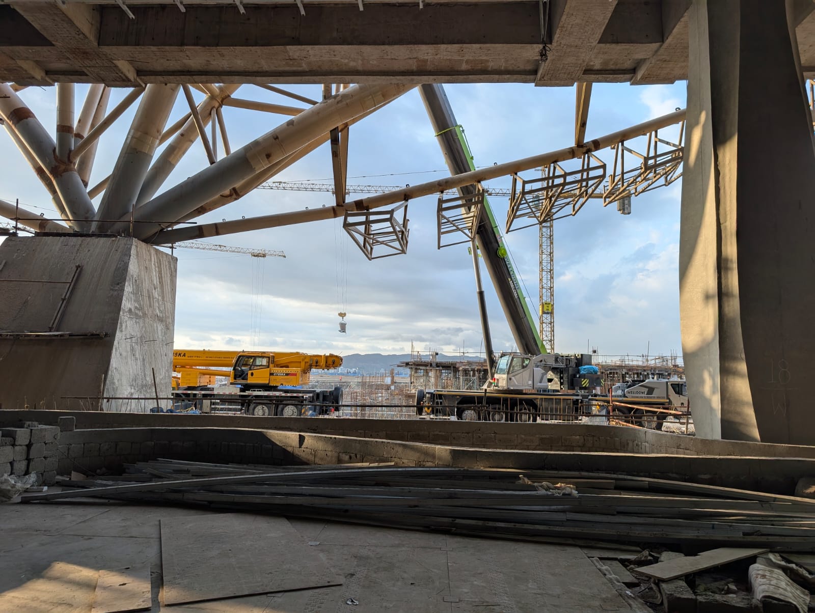 On-site progress - NMIA Terminal 1
