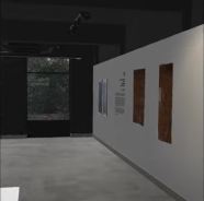 Painting viewed in AR at exhibition scale
