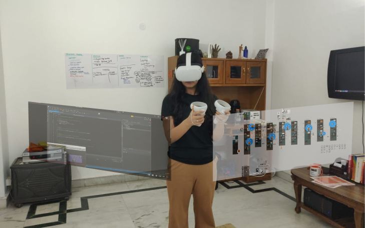 In-headset use during deep work